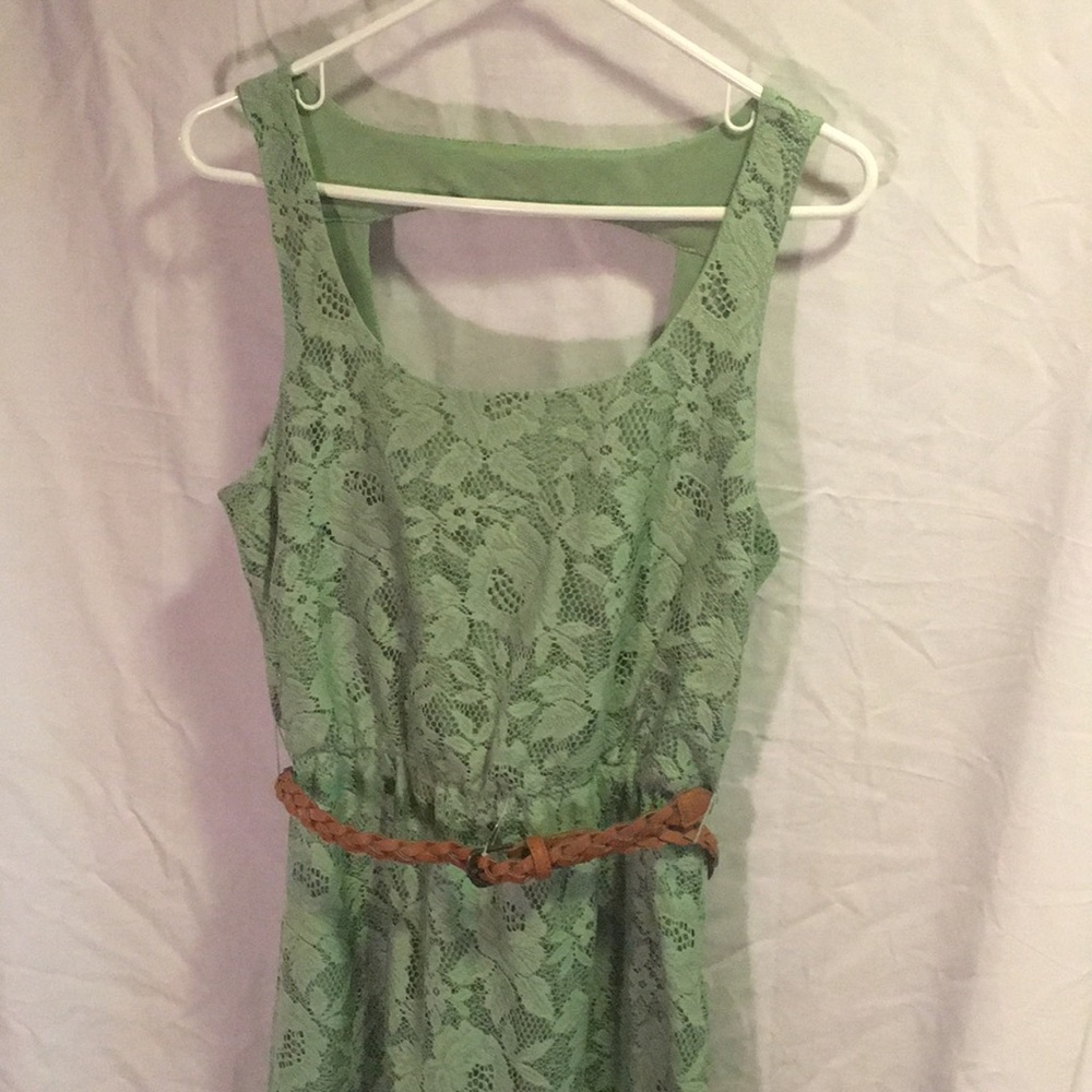 Full length spring lace dress